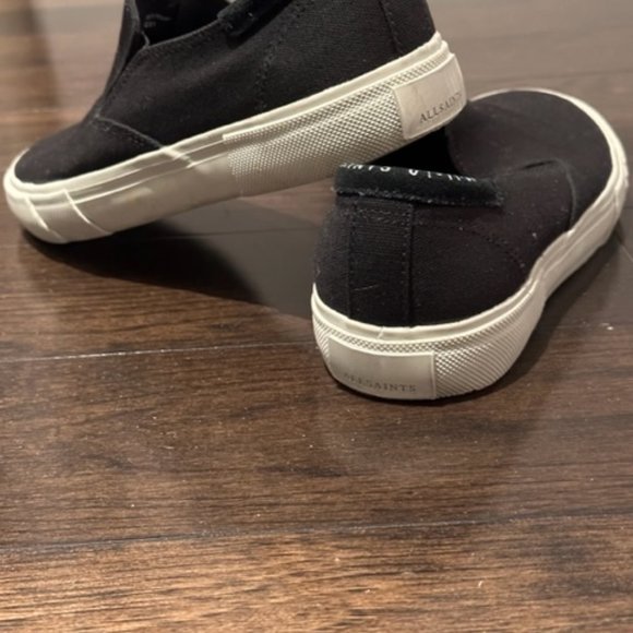 ALLSAINTS Manny_Black Slip On Men's US 9 EU42 sneakers fit on small side - Picture 6 of 10